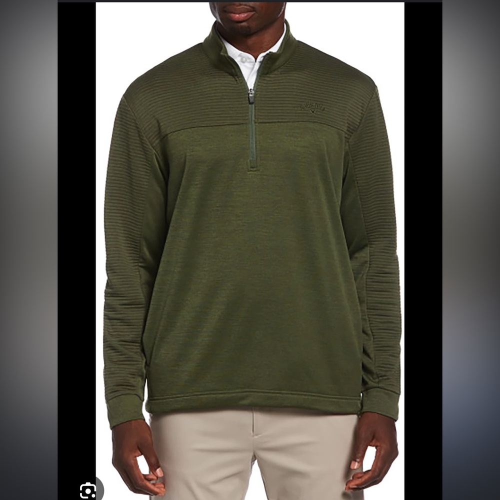 2/ $30 Mens Callaway Ottoman 1/4 Zip Golf Pullover